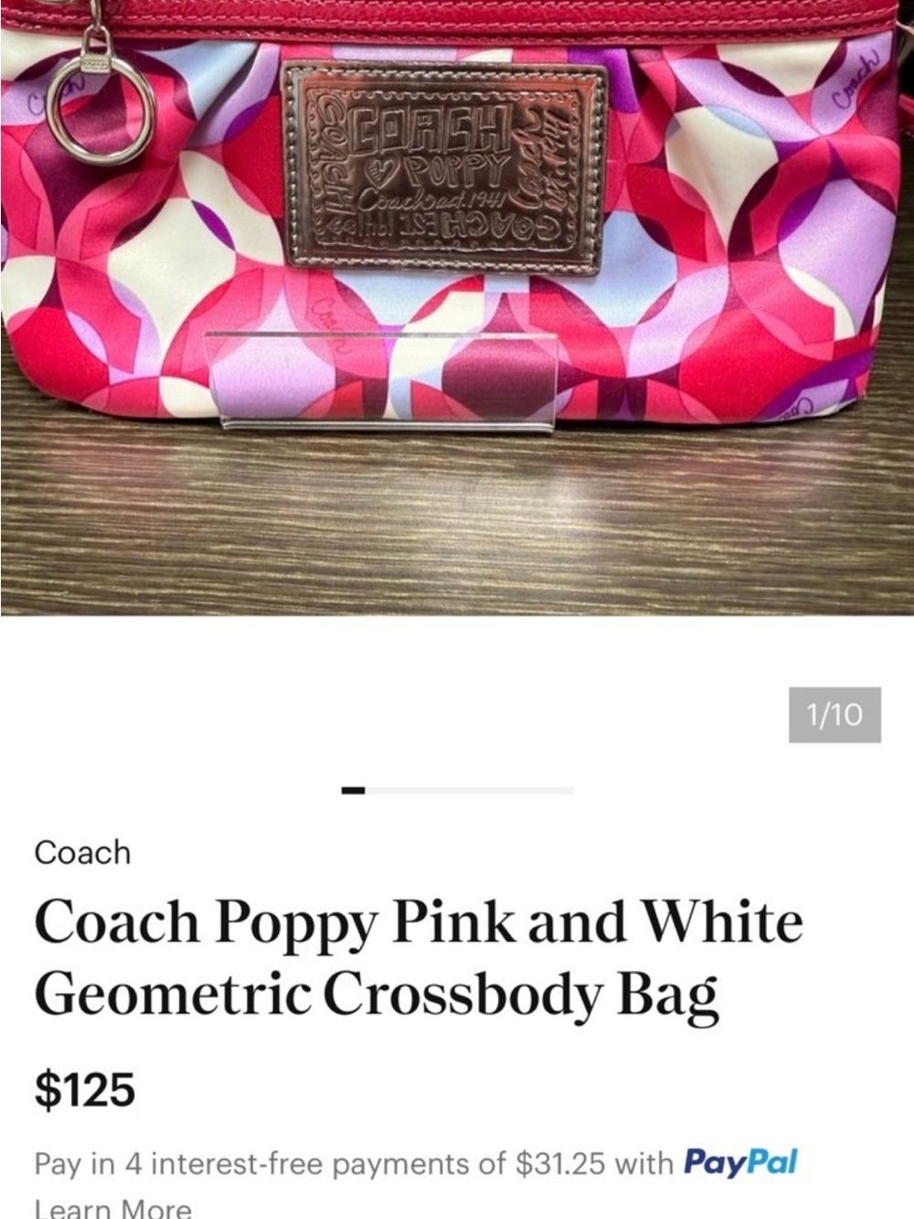Coach Pink poppy Y2K handbag - Picture 7 of 7